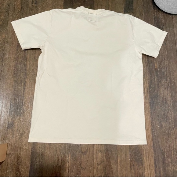 New Sz L Kid Dangerous New York Rose Antique White Tee - Picture 2 of 6